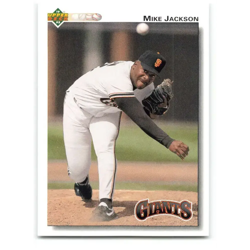 1992 Upper Deck #738 Mike Jackson NM-MT San Francisco Giants Baseball Card - Baseball Card Single