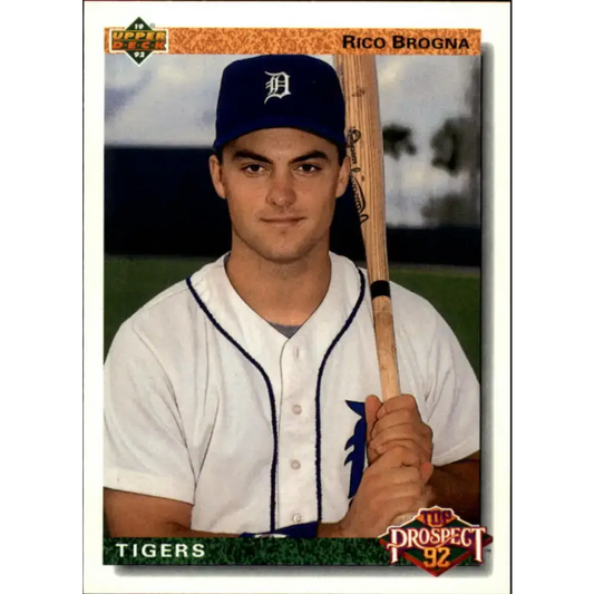 1992 Upper Deck #74 Rico Brogna TP NM-MT Detroit Tigers Baseball Card - Baseball Card Single