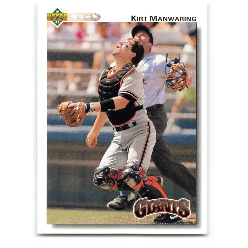 1992 Upper Deck #740 Kirt Manwaring NM-MT San Francisco Giants Baseball Card - Baseball Card Single