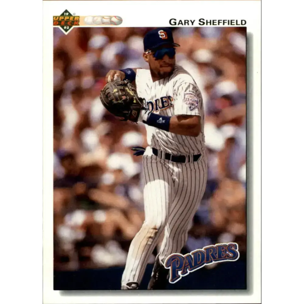 1992 Upper Deck #745 Gary Sheffield NM-MT San Diego Padres Baseball Card - Baseball Card Single