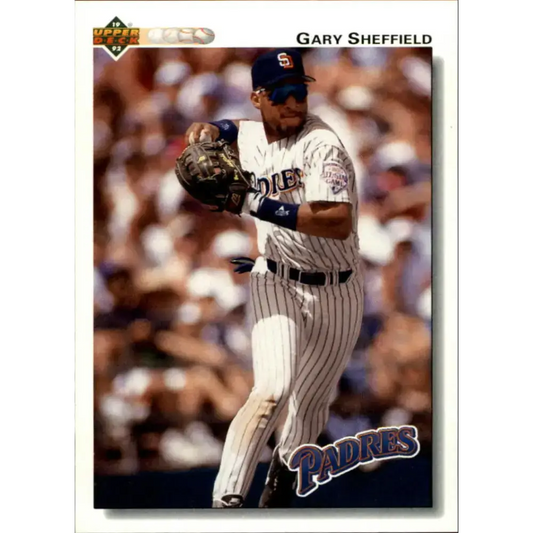 1992 Upper Deck #745 Gary Sheffield NM-MT San Diego Padres Baseball Card - Baseball Card Single