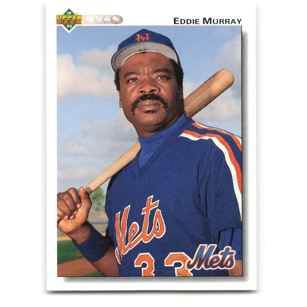 1992 Upper Deck #753 Eddie Murray NM-MT New York Mets Baseball Card - Baseball Card Single