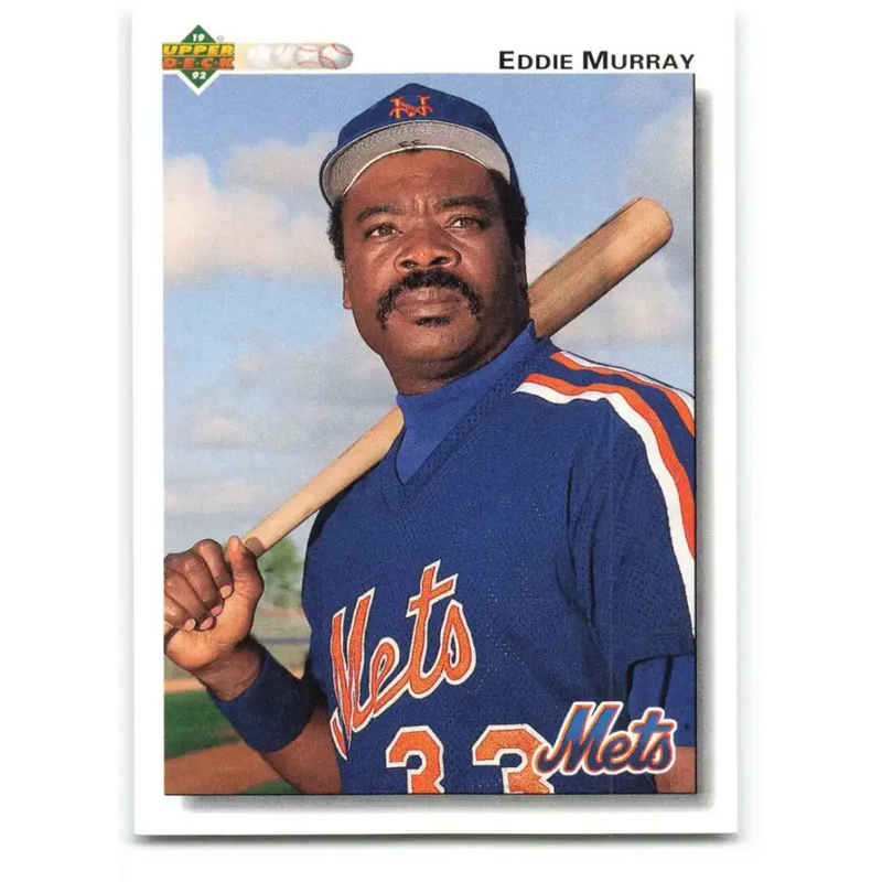 1992 Upper Deck #753 Eddie Murray NM-MT New York Mets Baseball Card - Baseball Card Single