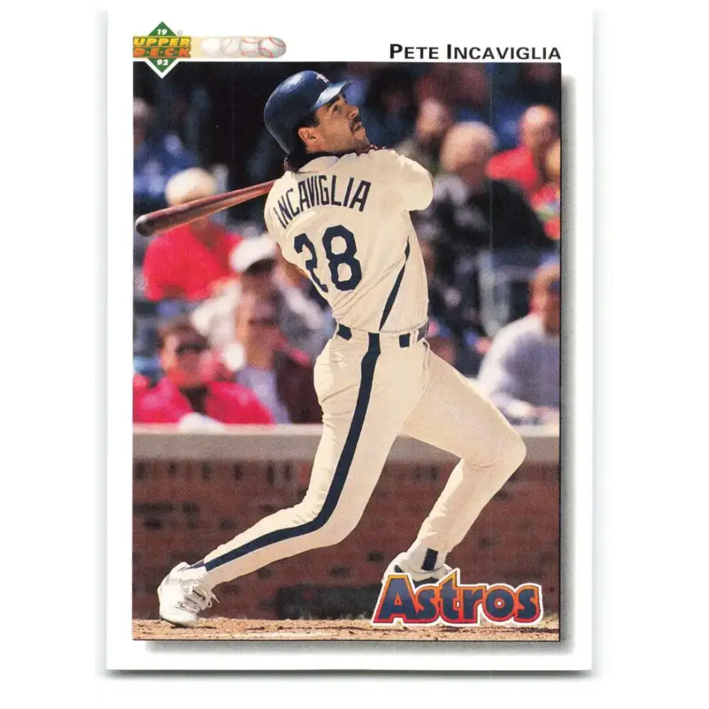 1992 Upper Deck #759 Pete Incaviglia NM-MT Houston Astros Baseball Card - Baseball Card Single