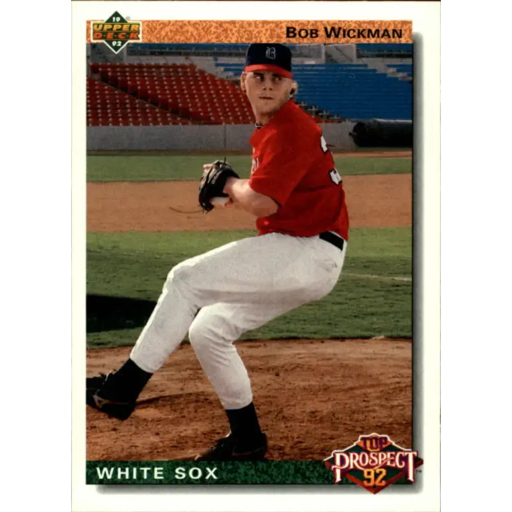 1992 Upper Deck #76 Bob Wickman NM-MT Chicago White Sox Baseball Card - Baseball Card Single