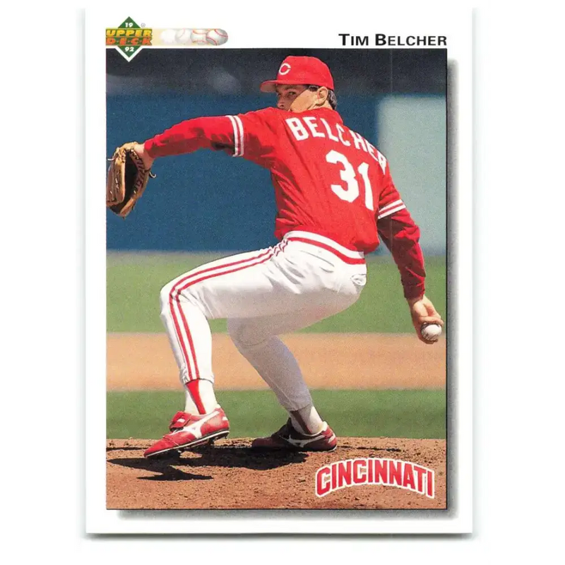 1992 Upper Deck #761 Tim Belcher NM-MT Cincinnati Reds Baseball Card - Baseball Card Single