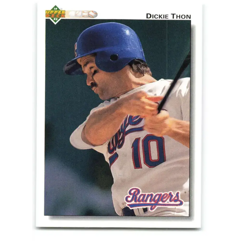 1992 Upper Deck #769 Dickie Thon NM-MT Texas Rangers Baseball Card - Baseball Card Single