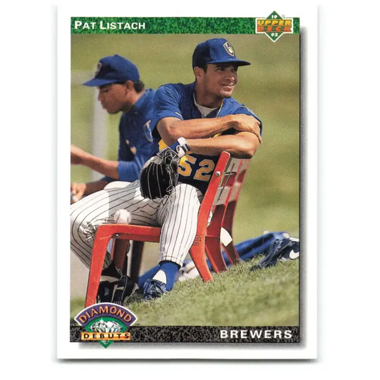 1992 Upper Deck #775 Pat Listach NM-MT RC Rookie Milwaukee Brewers Baseball Card - Baseball Card Single