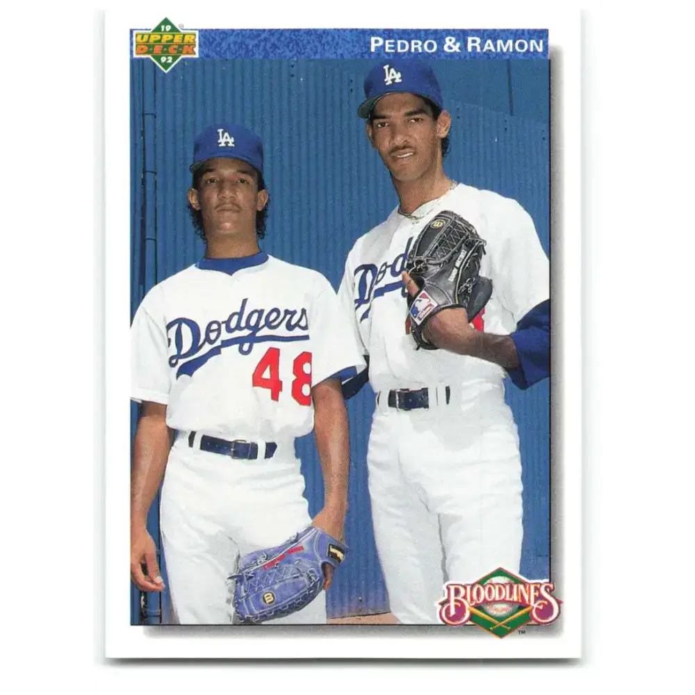 1992 Upper Deck #79 Pedro Martinez/Ramon Martinez NM-MT Los Angeles Dodgers Baseball Card - Baseball Card Single