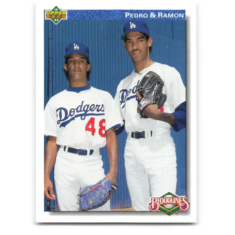 1992 Upper Deck #79 Pedro Martinez/Ramon Martinez NM-MT Los Angeles Dodgers Baseball Card - Baseball Card Single