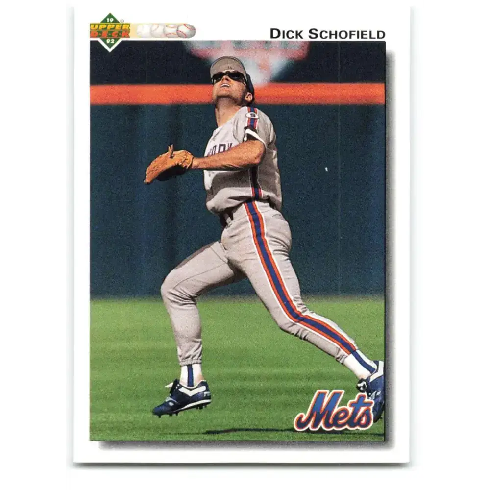 1992 Upper Deck #791 Dick Schofield NM-MT New York Mets Baseball Card - Baseball Card Single