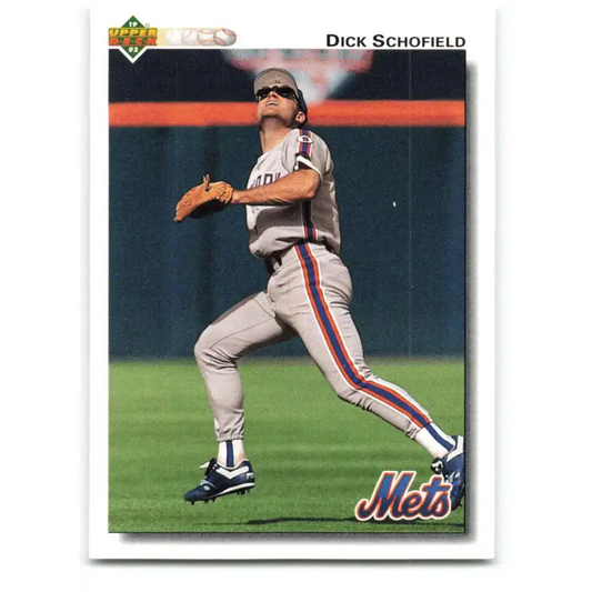 1992 Upper Deck #791 Dick Schofield NM-MT New York Mets Baseball Card - Baseball Card Single