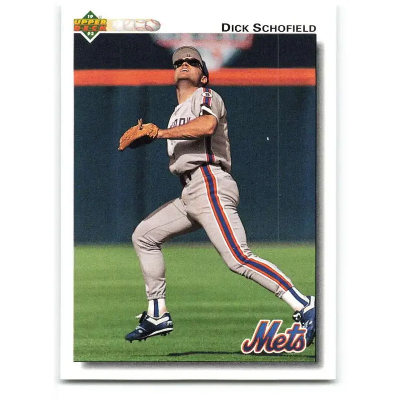 1992 Upper Deck #791 Dick Schofield NM-MT New York Mets Baseball Card - Baseball Card Single