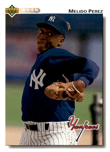 1992 Upper Deck #799 Melido Perez NM-MT Yankees ID:45972 - Baseball Card Single