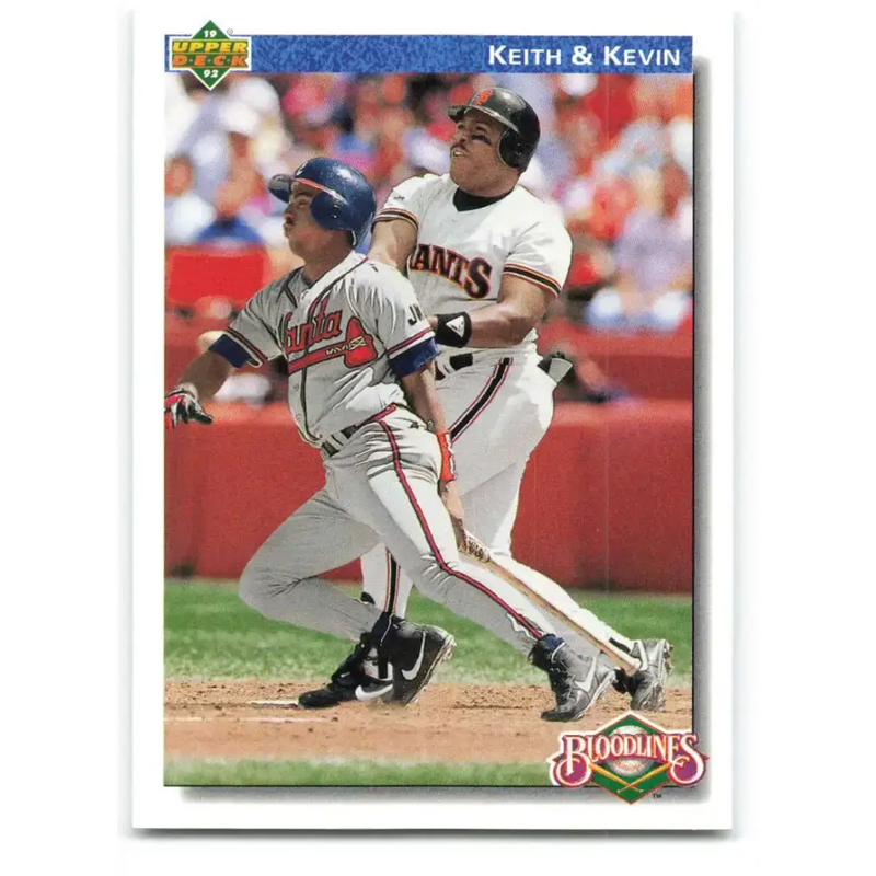 1992 Upper Deck #80 Keith Mitchell/Kevin Mitchell NM-MT San Francisco Giants/Atlanta Braves Baseball Card - Baseball
