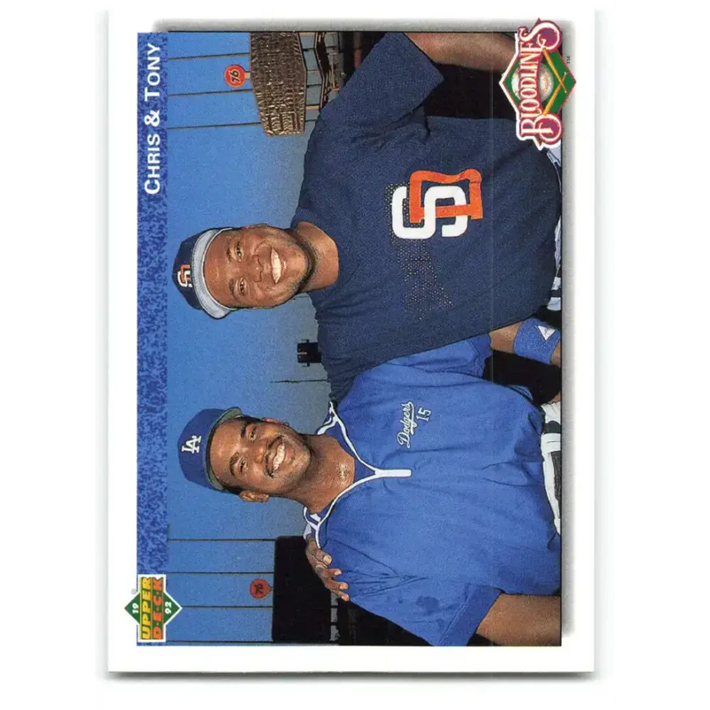 1992 Upper Deck #83 Chris Gwynn/Tony Gwynn NM-MT San Diego Padres/Los Angeles Dodgers Baseball Card - Baseball Card