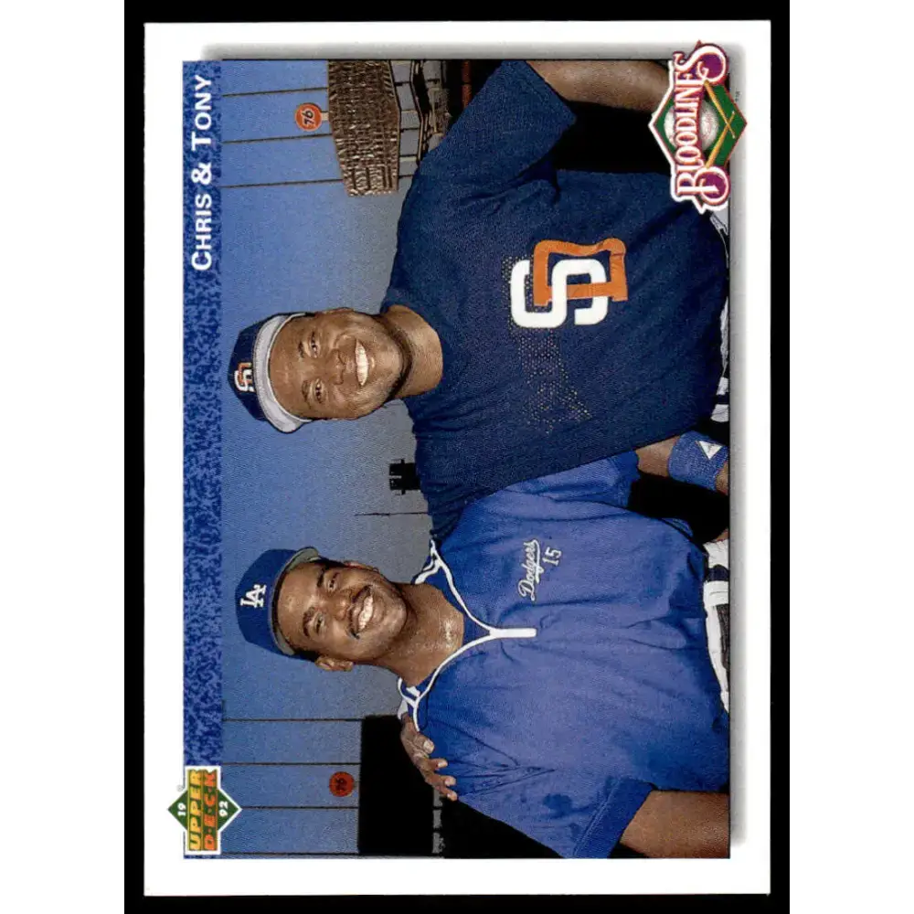 1992 Upper Deck #83 Chris Gwynn / Tony Gwynn Padres / Dodgers Baseball Card - Baseball Card Single
