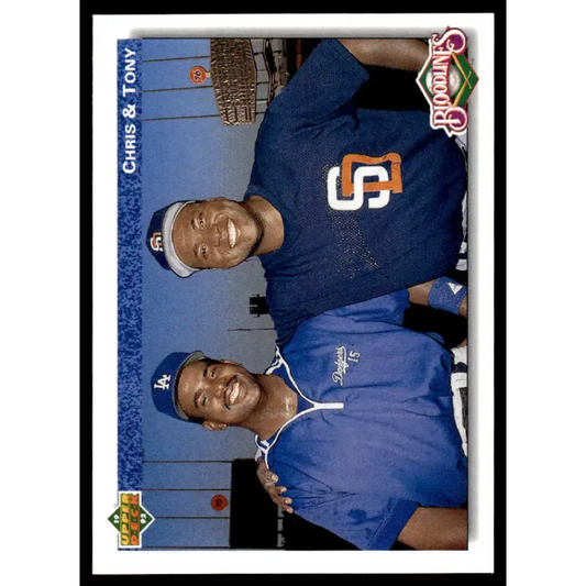 1992 Upper Deck #83 Chris Gwynn / Tony Gwynn Padres / Dodgers Baseball Card - Baseball Card Single