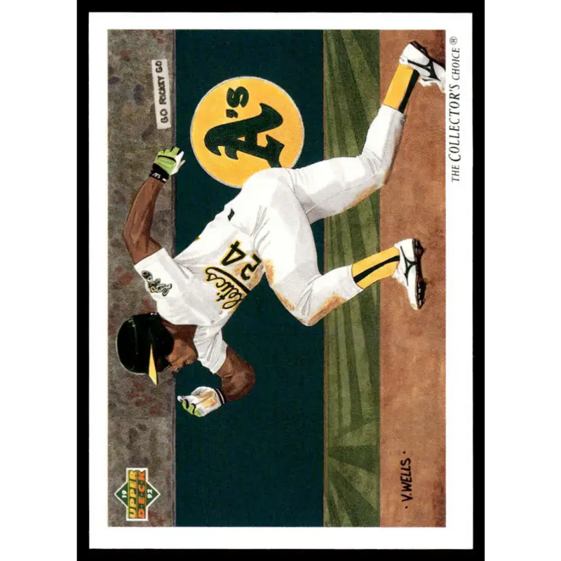 1992 Upper Deck #90 Rickey Henderson NM-MT Oakland Athletics Baseball Card - Baseball Card Single