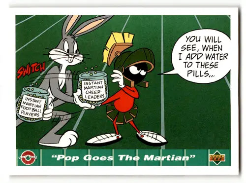 Original gloss cartoon trading card from 1992 Upper Deck Comic Ball collection
