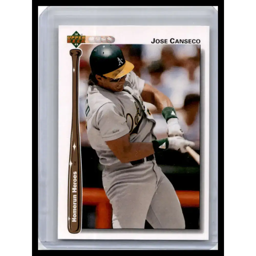 1992 Upper Deck #HR1 Jose Canseco NM-MT Oakland Athletics Baseball Card - Baseball Card Single
