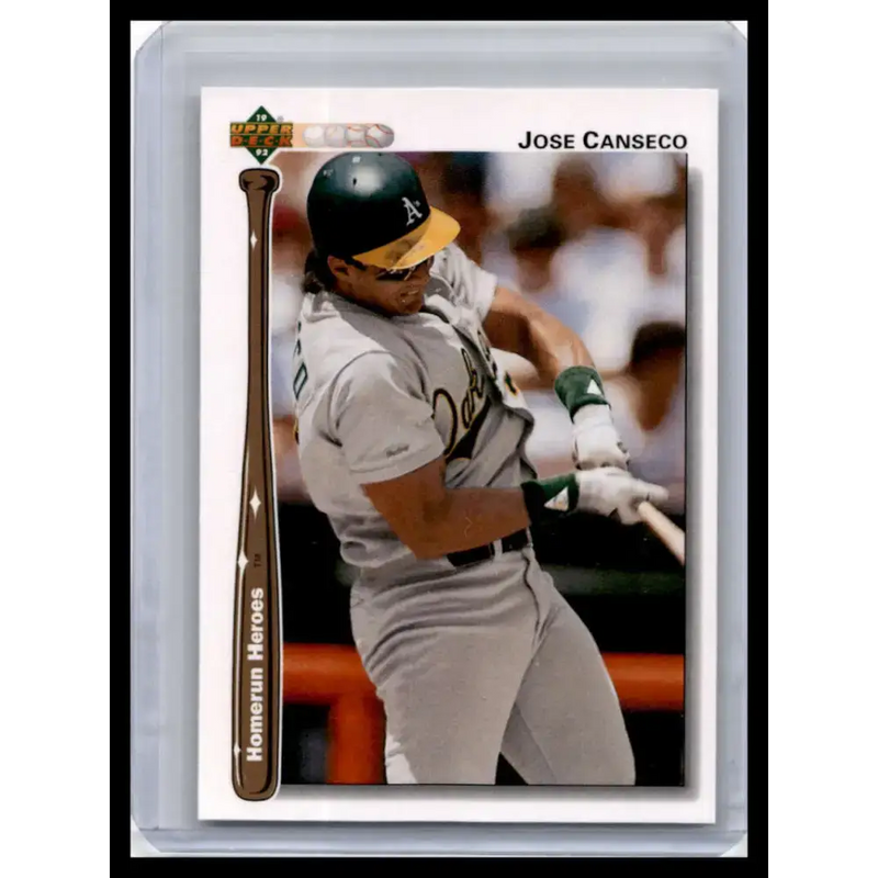 1992 Upper Deck #HR1 Jose Canseco NM-MT Oakland Athletics Baseball Card - Baseball Card Single