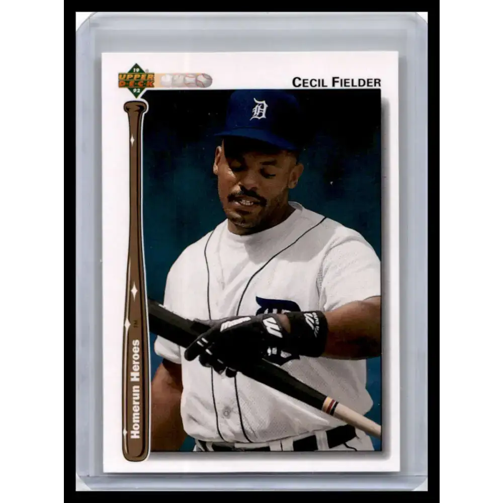 1992 Upper Deck #HR2 Cecil Fielder NM-MT Detroit Tigers Baseball Card - Baseball Card Single