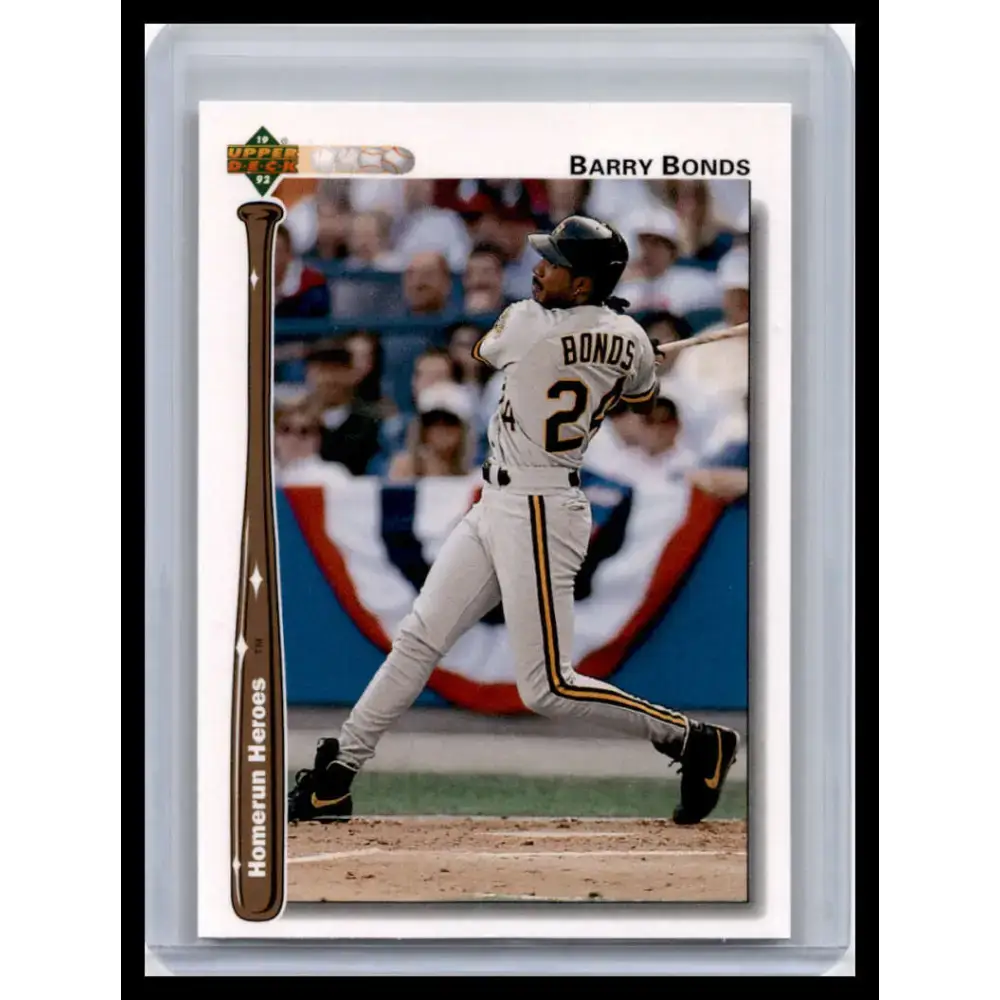 1992 Upper Deck #HR21 Barry Bonds NM-MT Pittsburgh Pirates Baseball Card - Baseball Card Single