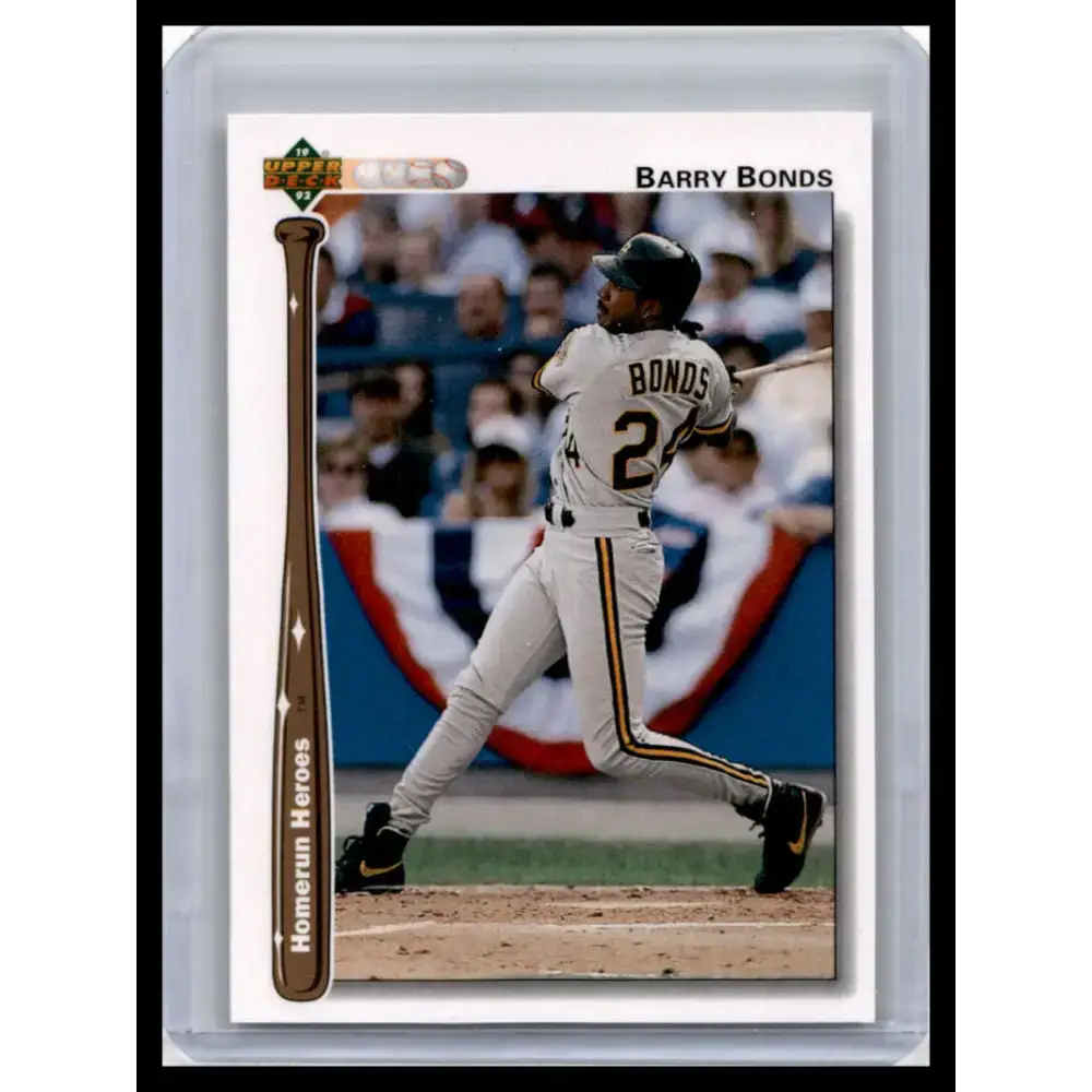 1992 Upper Deck #HR21 Barry Bonds NM-MT Pittsburgh Pirates Baseball Card - Baseball Card Single