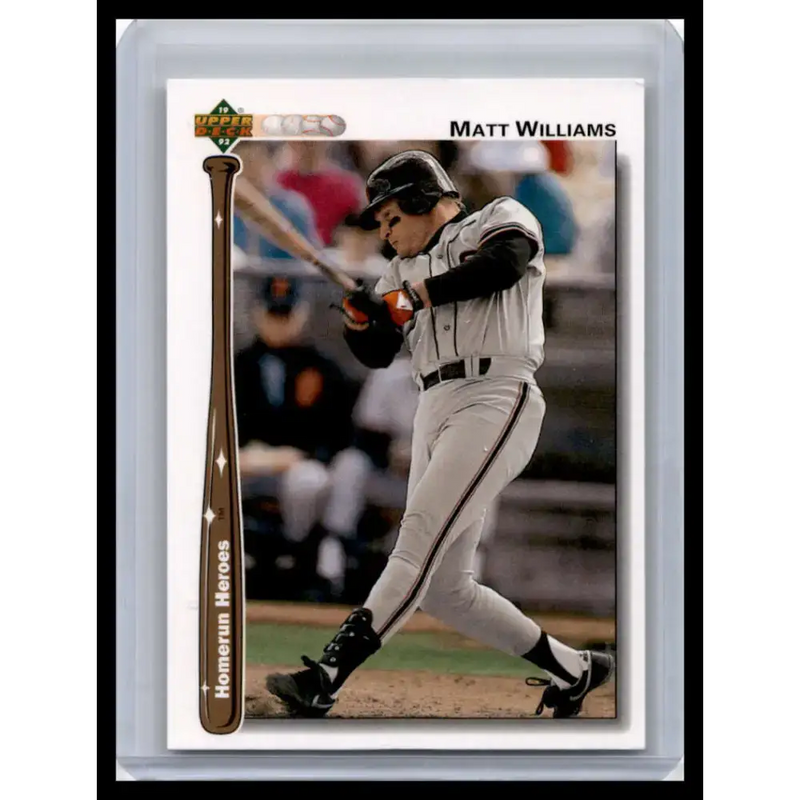 1992 Upper Deck #HR5 Matt Williams NM-MT San Francisco Giants Baseball Card - Baseball Card Single