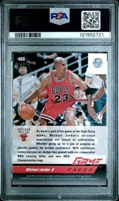 1992 Upper Deck Michael Jordan #488 Basketball PSA 8
