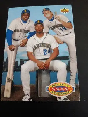 1992 Upper Deck Pacific Exchange. Ken Griffey Jr. # 55 Seattle Mariners. NRMT+ - Baseball Card Single