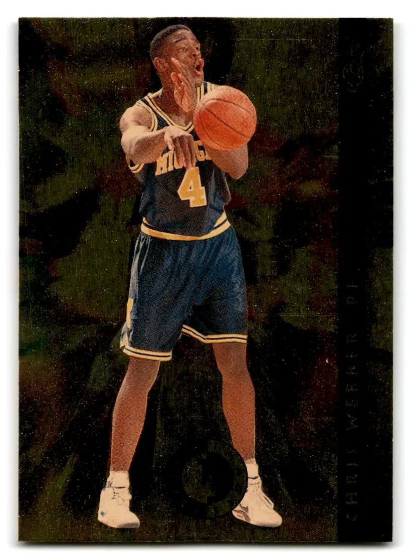 1993-94 Classic Images Four Sport #SI 12 Chris Webber Sudden Impact - Basketball Card Single
