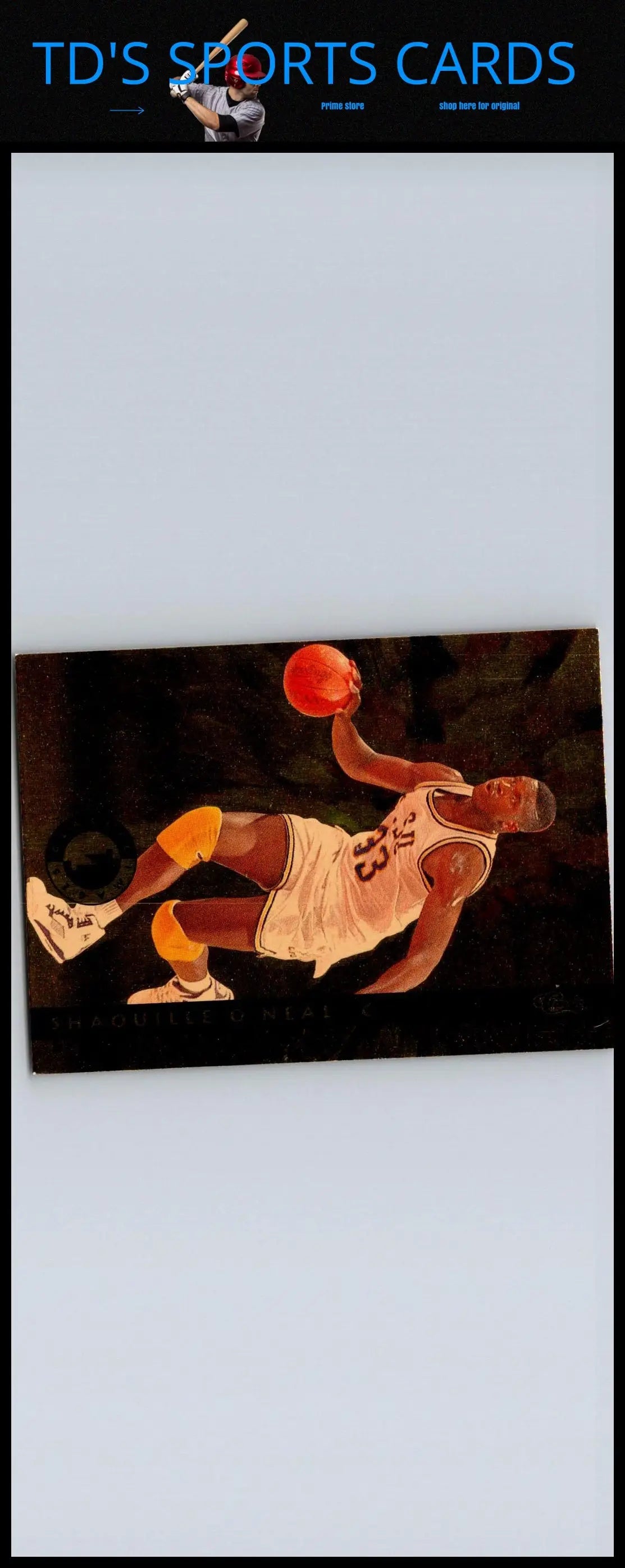 Basketball player sports card from Classic Images Four Sport featuring Shaquille O’Neal