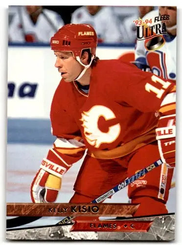 1993-94 Fleer Ultra #282 Kelly Kisio NM Near Mint Flames ID:43393 - Hockey Card Single