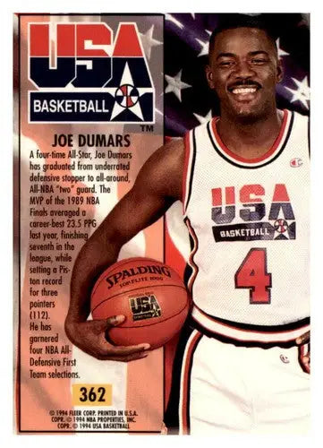1993-94 Fleer Ultra #362 Joe Dumars NM-MT USA - Basketball Card Single