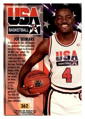 1993-94 Fleer Ultra #362 Joe Dumars NM Near Mint USA - Basketball Card Single