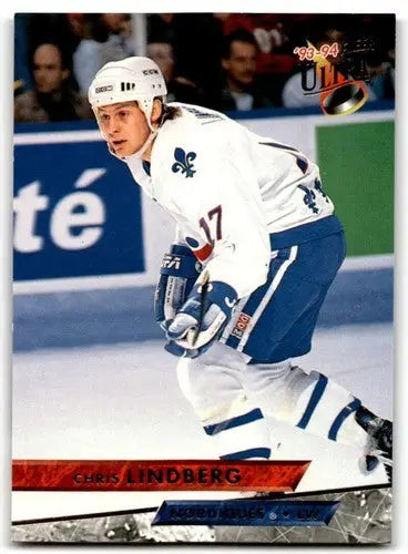 1993-94 Fleer Ultra #405 Chris Lindberg NM Near Mint Nordiques ID:43396 - Hockey Card Single