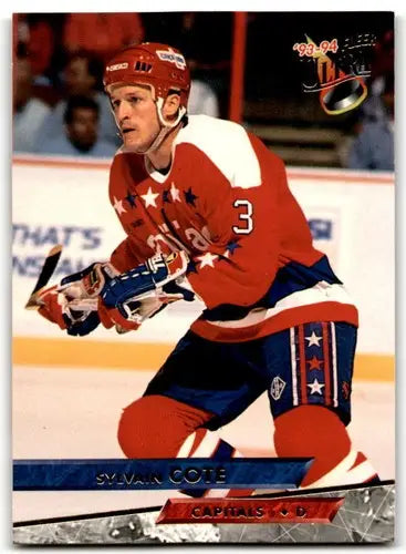 1993-94 Fleer Ultra #445 Sylvain Cote EX/NM Capitals ID:43382 - Hockey Card Single