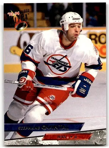 1993-94 Fleer Ultra #456 Stephane Quintal NM Near Mint Winn Jets ID:43397 - Hockey Card Single
