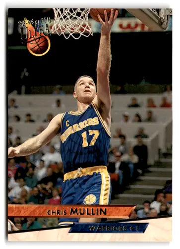 1993-94 Fleer Ultra Chris Mullin basketball card with original gloss and Warriors ID