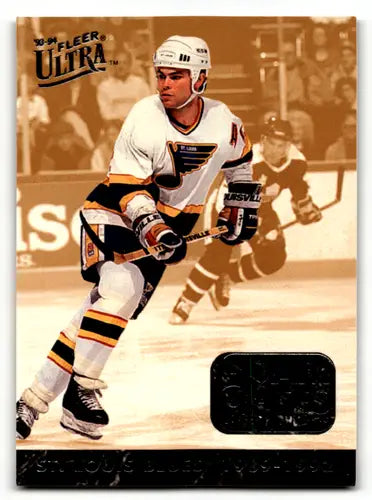 Hockey trading card featuring Adam Oates with original gloss from Fleer Ultra Adam series