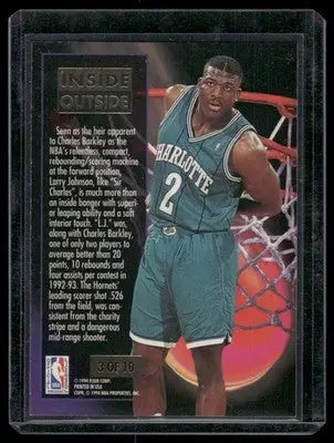 1993-94 Fleer Ultra Inside Outside Larry Johnson #3 of 10 Basketball - Basketball Card Single
