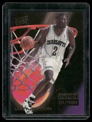 1993-94 Fleer Ultra Inside Outside Larry Johnson #3 of 10 Basketball - Basketball Card Single