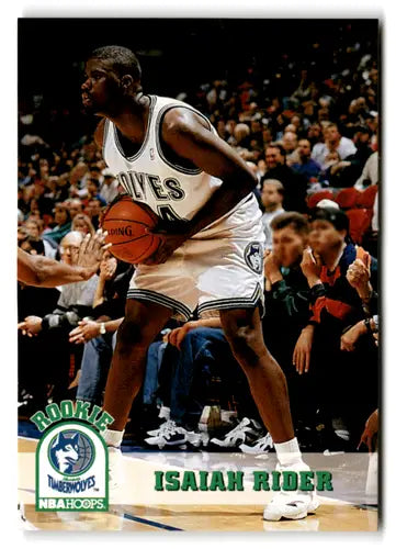 1993-94 Hoops #367 Isaiah Rider NM Near Mint RC Rookie Timberwolves ID:82489 - Basketball Card Single