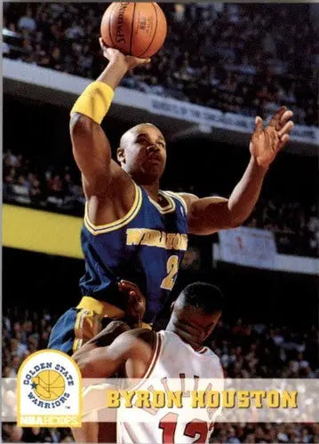 1993-94 Hoops #71 Byron Houston NM Near Mint Warriors - Basketball Card Single