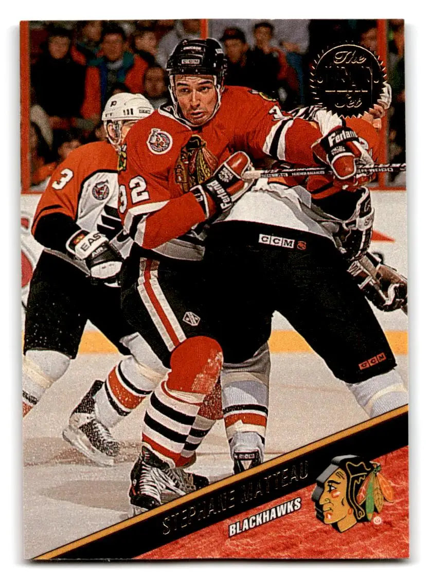 1993-94 Leaf #114 Stephane Matteau - Hockey Card Single