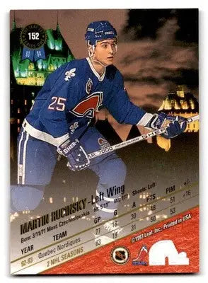 1993-94 Leaf #152 Martin Rucinsky - Hockey Card Single