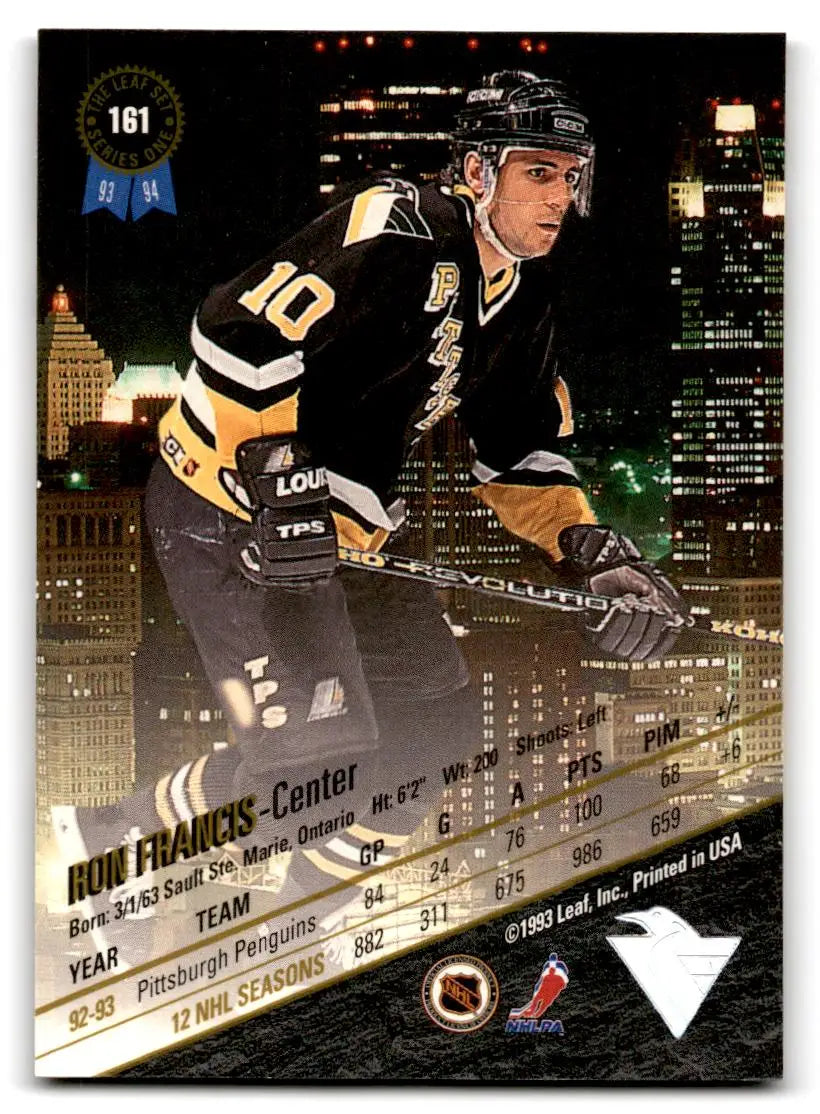 1993-94 Leaf #161 Ron Francis - Hockey Card Single
