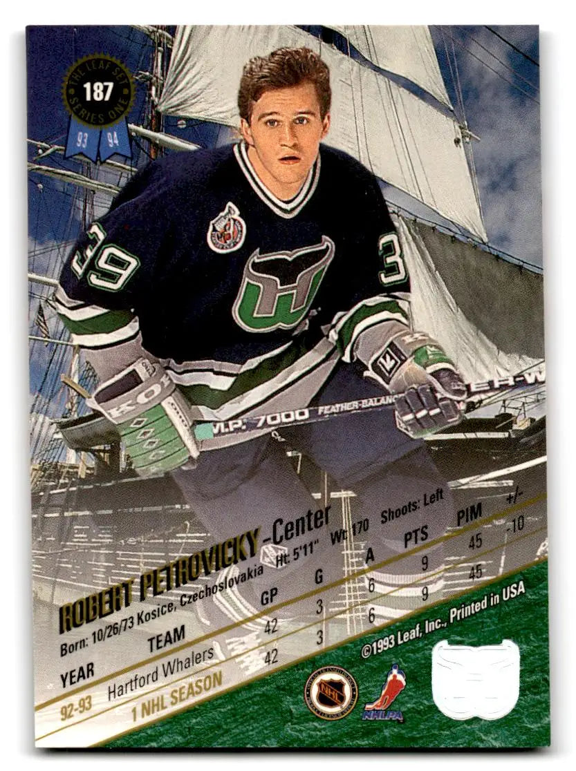 1993-94 Leaf #187 Robert Petrovicky - Hockey Card Single